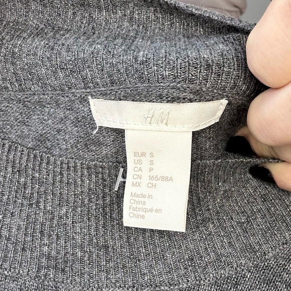 Wool Blend Mid Length Long Sleeve Swing Hem Dress - Picture 8 of 9